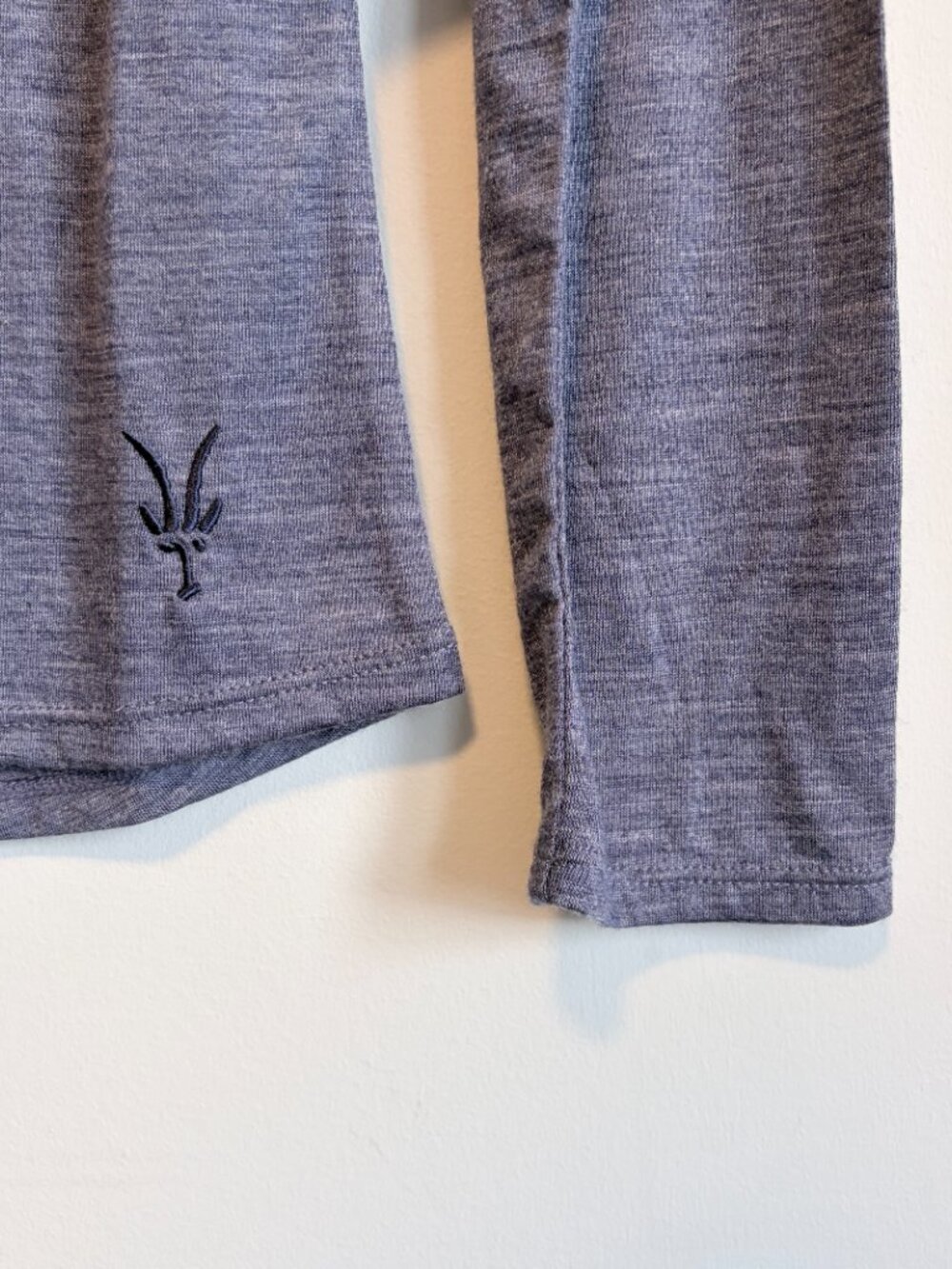 ibex Long Sleeve Crew Next To Skin Merino Wool Base Layer Blue Women Size S - Picture 4 of 10
